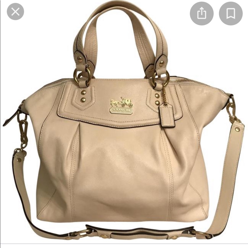 Coach Madison Claire LG Leather Satchel